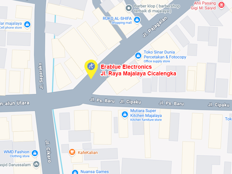 Peta ke toko EraBlue di  Jalan Raya Majalaya Cicalengka, RT 001, RW 004, terletak di Kel/Desa Majakerta, Kecamatan Majalaya, Kabupaten Bandung, Provinsi Jawa Barat